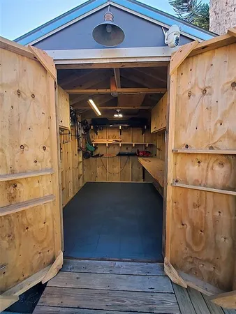 a view of storage and utility room