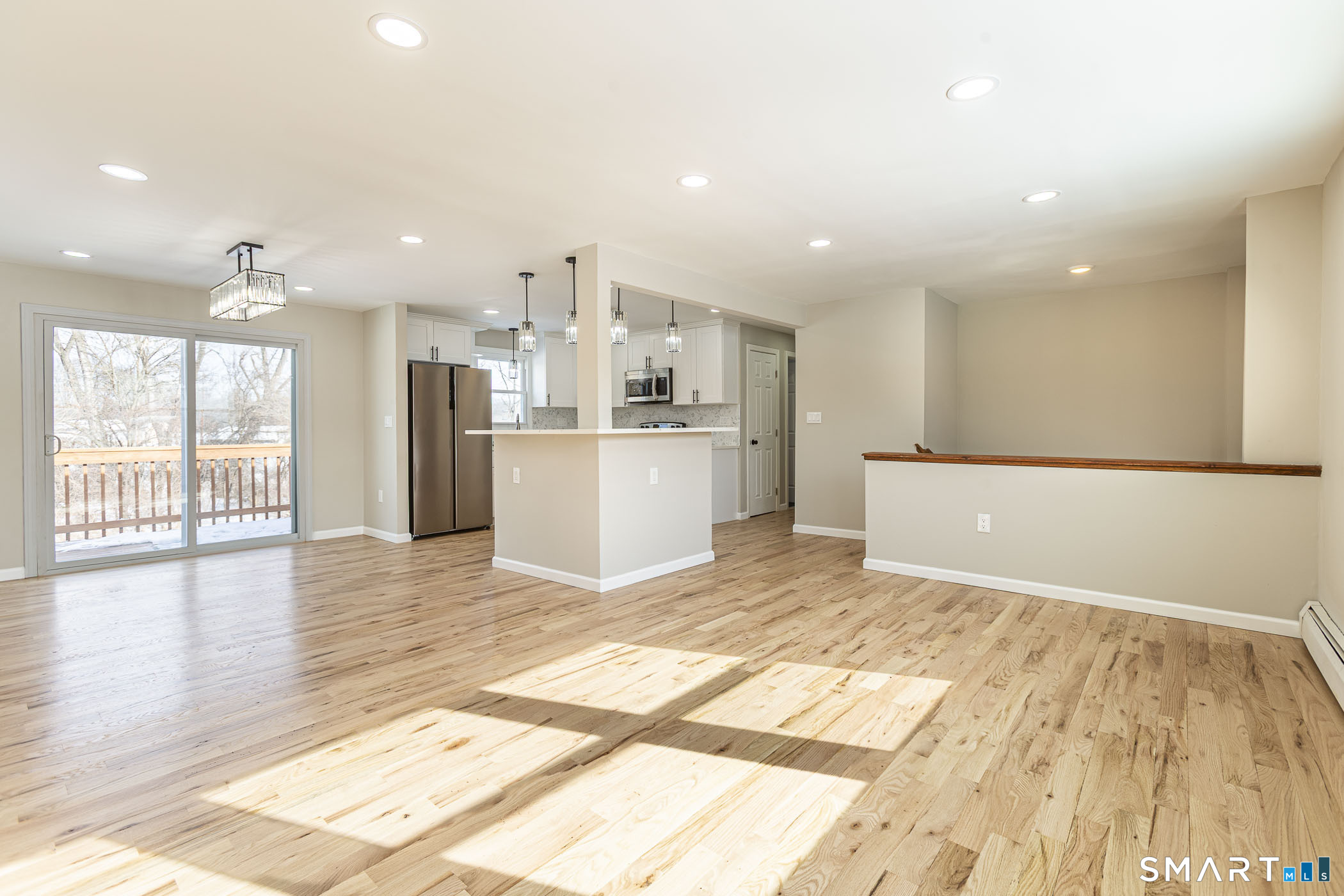 73 Abbe Road Windsor, CT 06095 - Photo 4 of 40 Open Concept living room, dining room and kitchen
