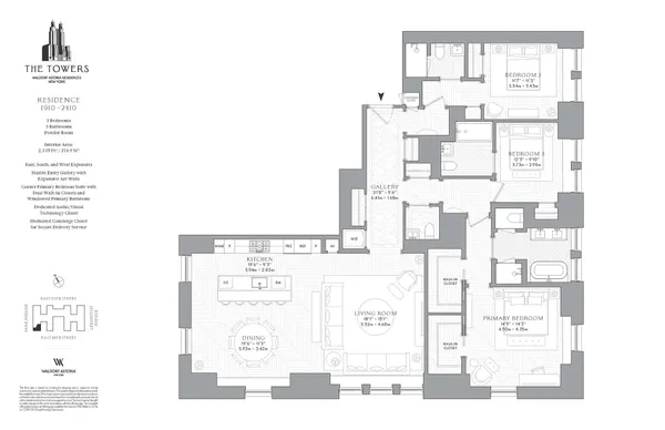 $9,800,000 | 303 Park Avenue, Unit 2210 | Midtown East