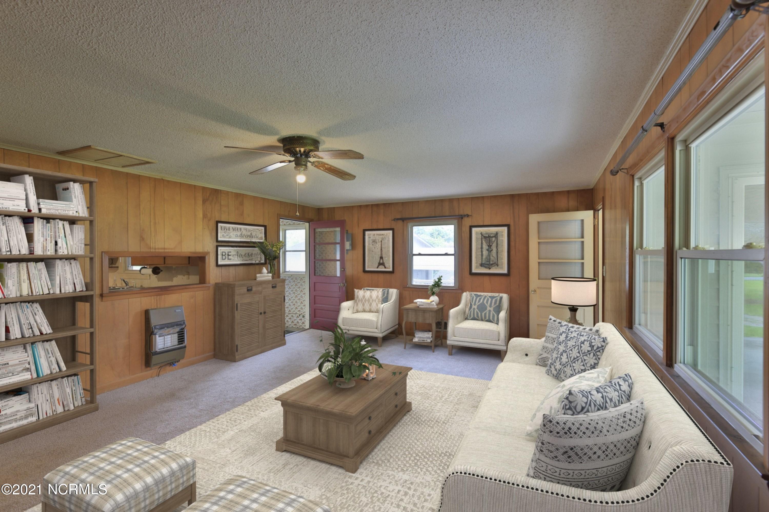 476 High School Road Teachey, NC 28464 - Photo 8 of 39 Virtually staged photo of den