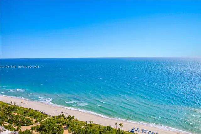 a view of an ocean beach