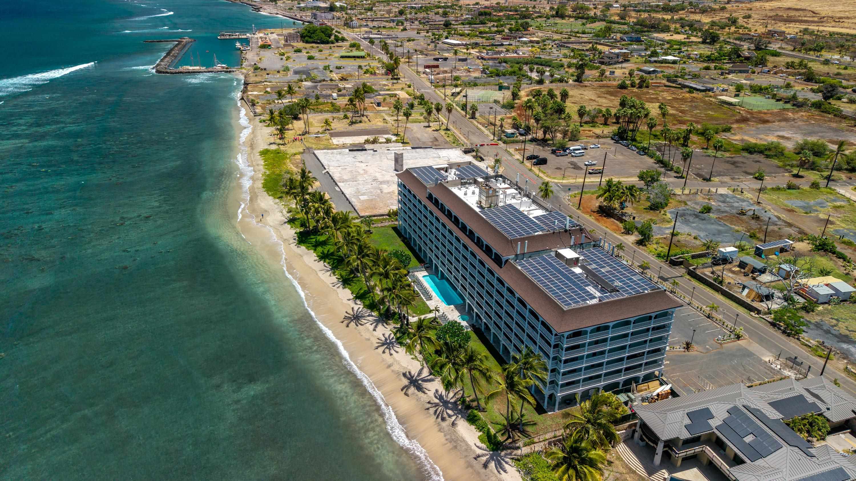 475 Front Street, Unit 334 Lahaina, HI 96761 - Photo 35 of 36 an aerial view of residential houses with outdoor space
