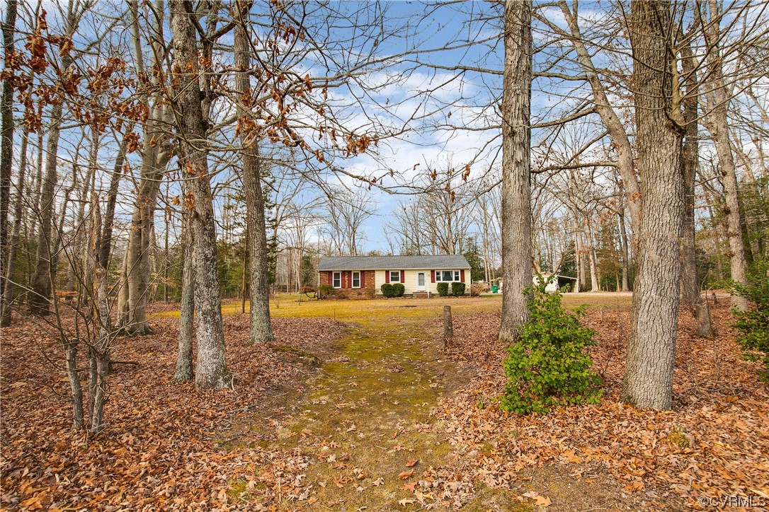 8675 Beatties Mill Road Mechanicsville, VA 23111 - Photo 3 of 25 a view of a yard with large trees