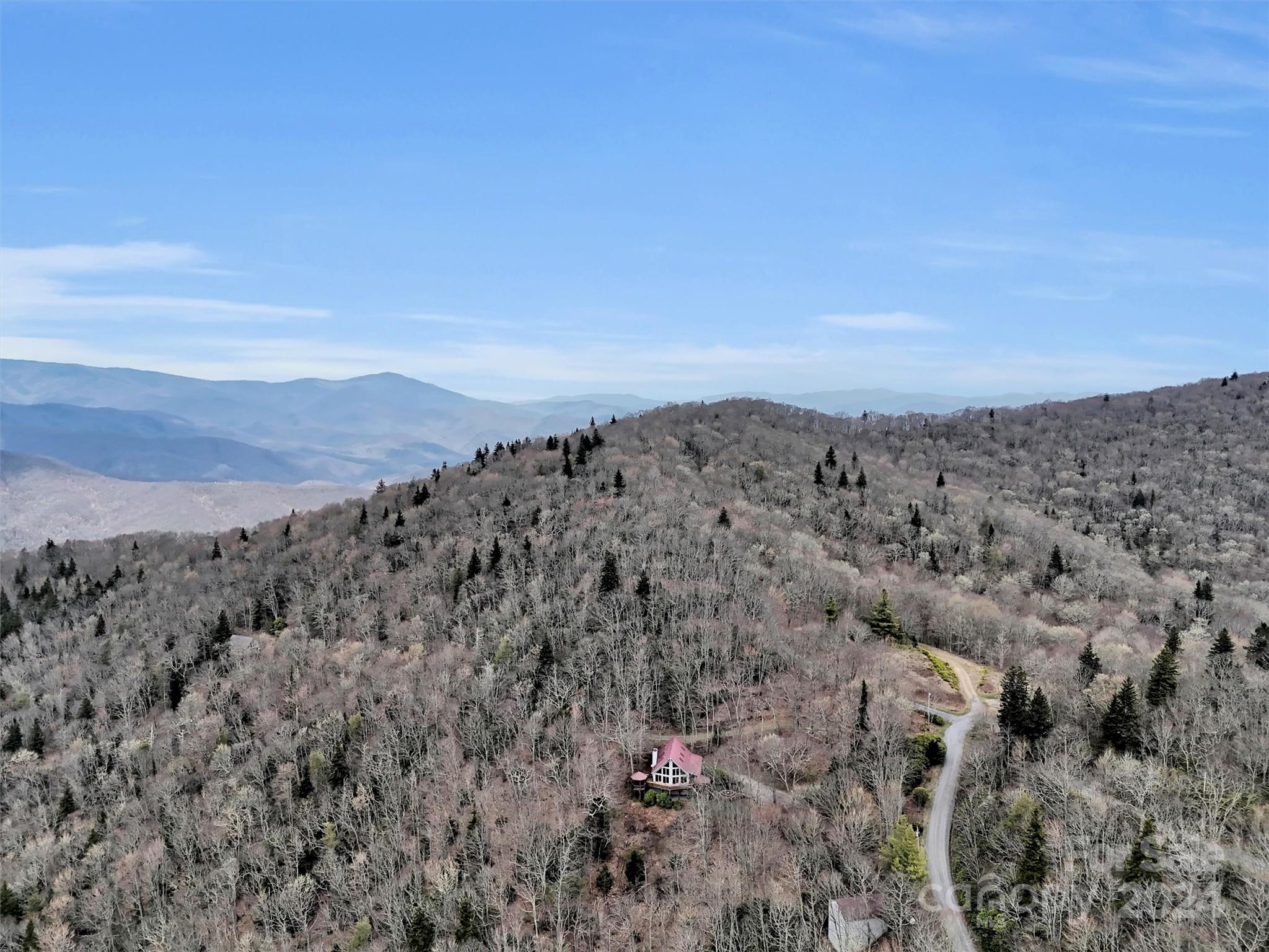 2521 Pless Underwood Road Maggie Valley, NC 28751 - Photo 36 of 46 an aerial view of house with mountain view