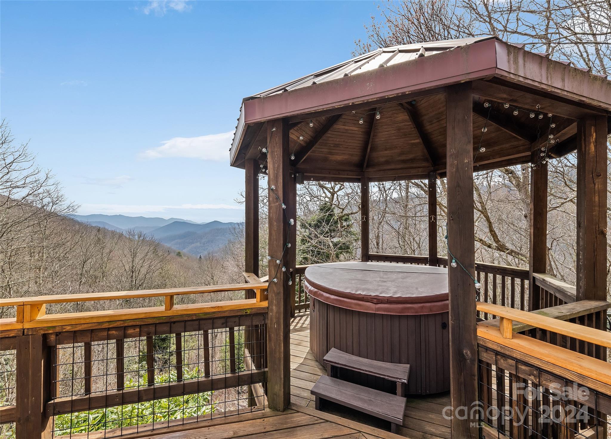 2521 Pless Underwood Road Maggie Valley, NC 28751 - Photo 6 of 46 a view of a balcony with an outdoor space