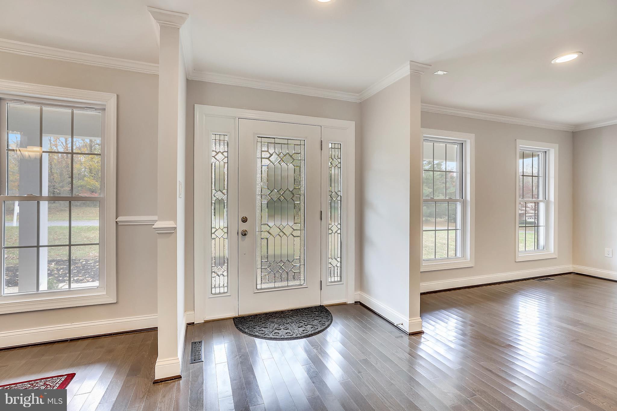Beautiful light streams through the house