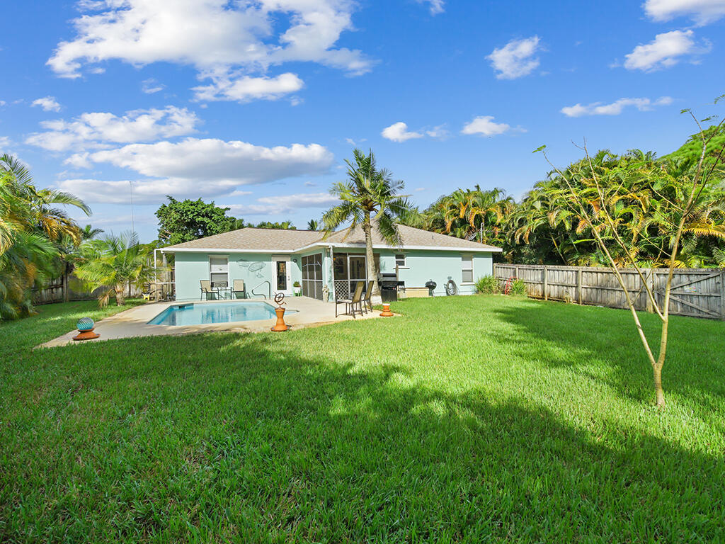 1197 Southwest Galvin Road Port St. Lucie, FL 34953 - Photo 14 of 33 Large back Yard