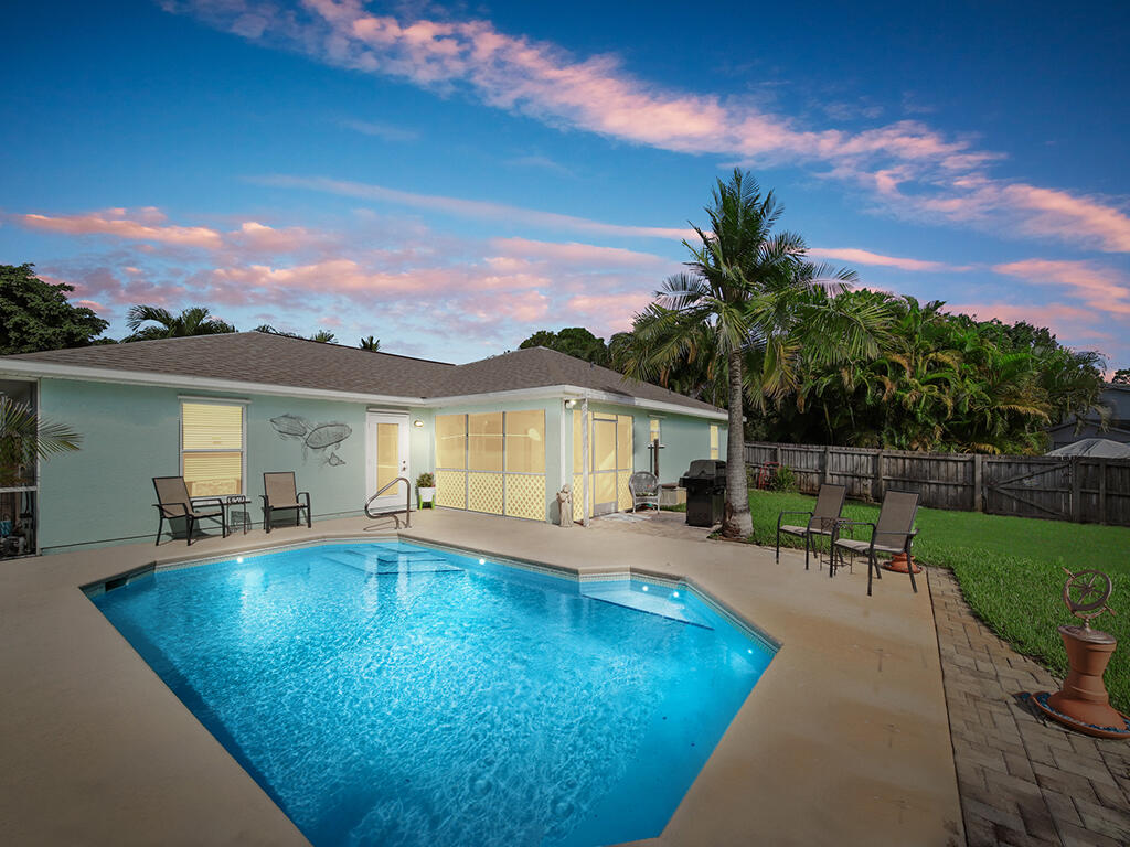1197 Southwest Galvin Road Port St. Lucie, FL 34953 - Photo 2 of 33 Back Night