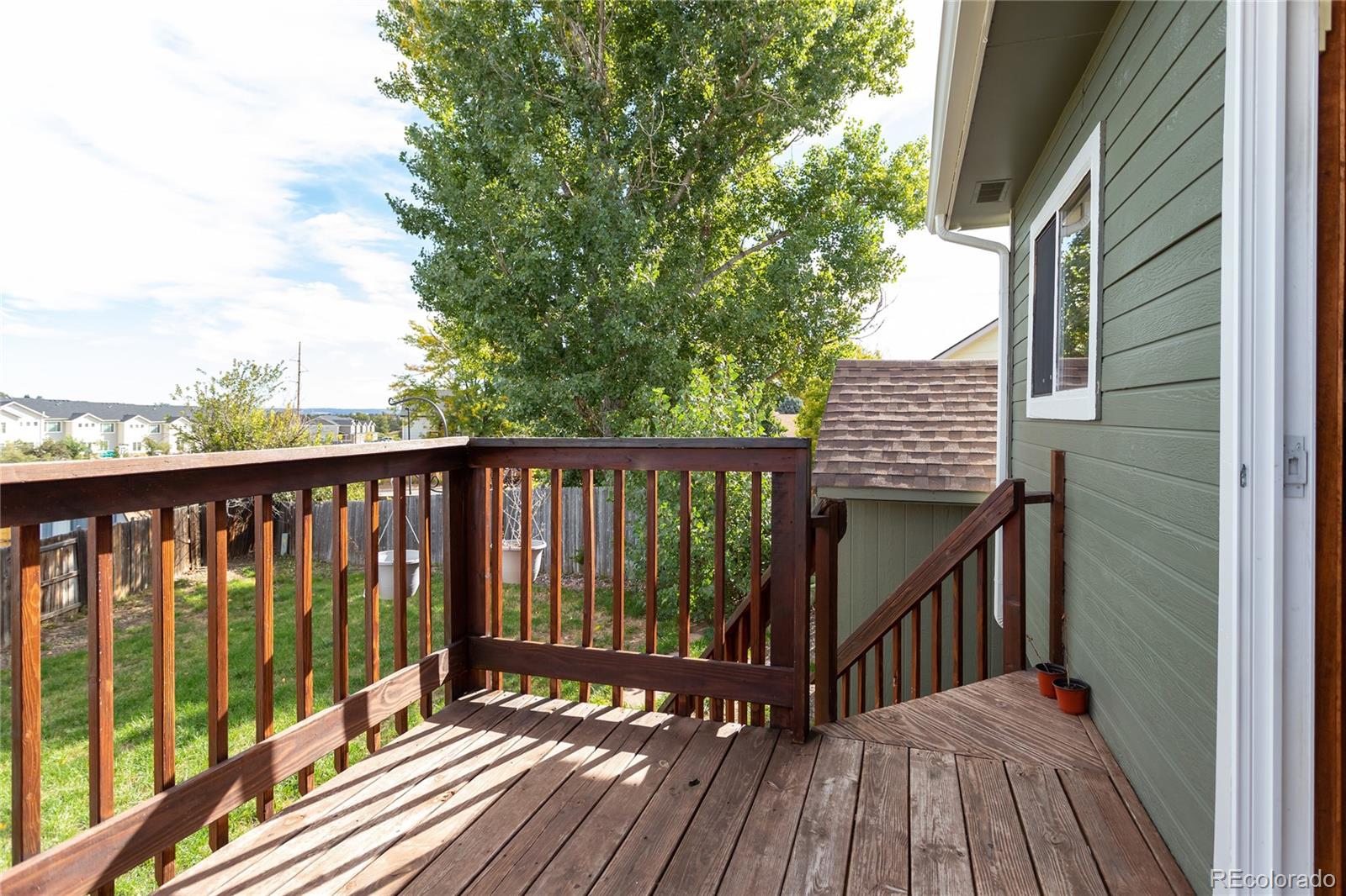 650 Howe Circle Castle Rock, CO 80104 - Photo 33 of 45 a view of balcony with wooden floor