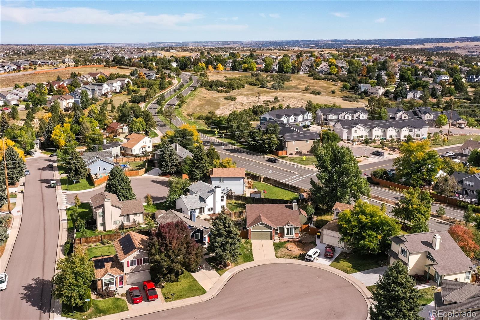 650 Howe Circle Castle Rock, CO 80104 - Photo 43 of 45 an aerial view of a city