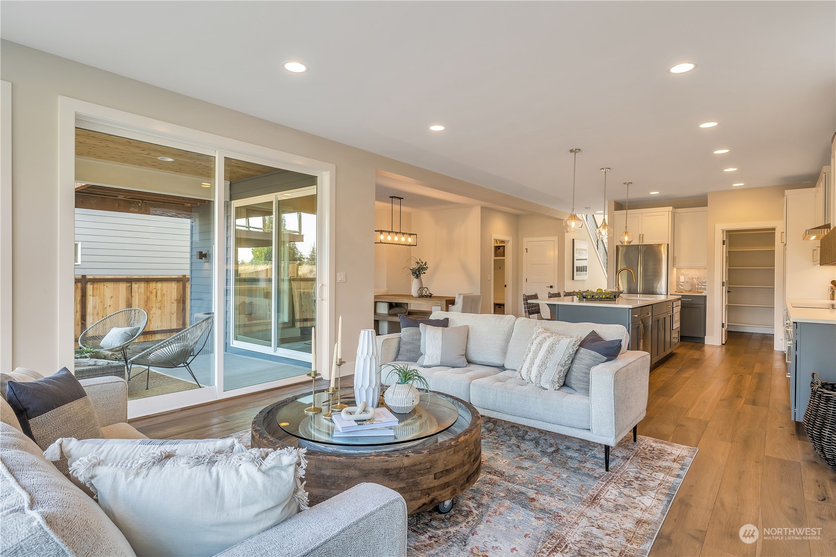 421 Rockefeller Avenue Everett, WA 98201 - Photo 12 of 35 a living room with furniture and a wooden floor