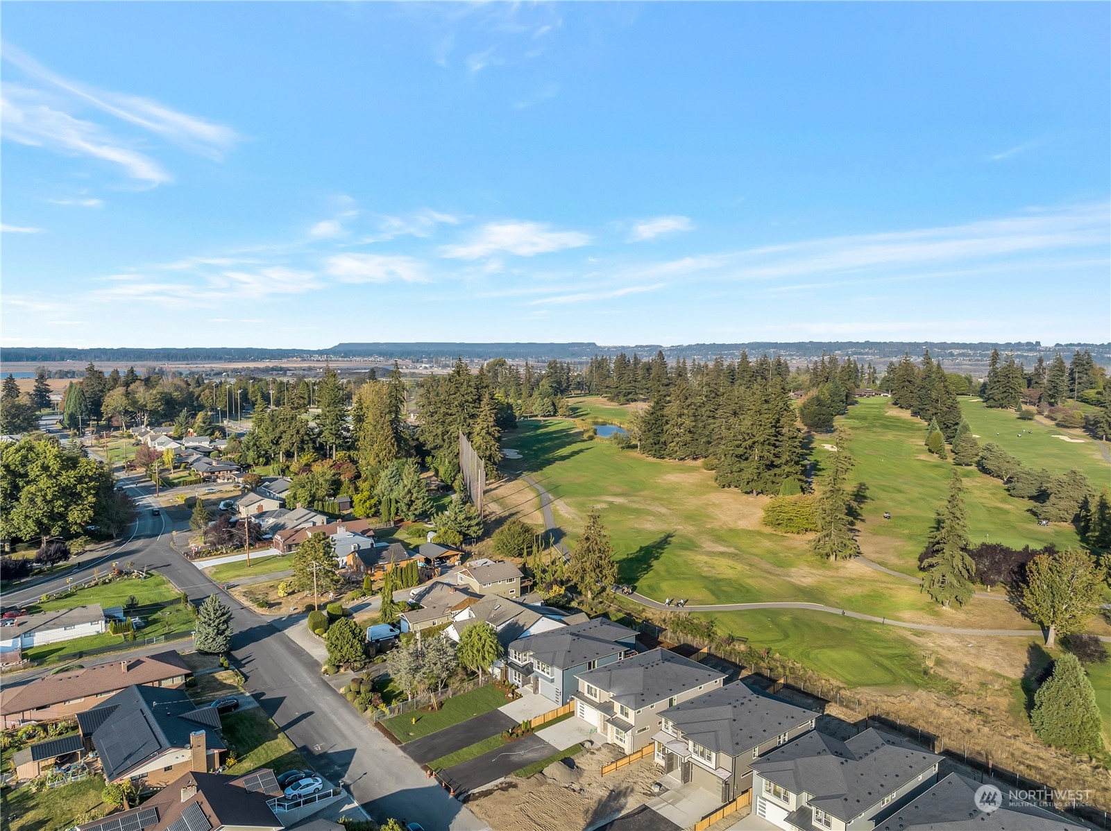421 Rockefeller Avenue Everett, WA 98201 - Photo 32 of 35 an aerial view of ocean and residential houses