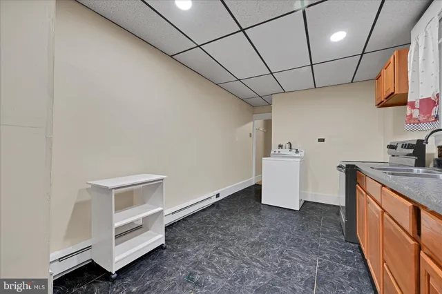 a room with storage and utility