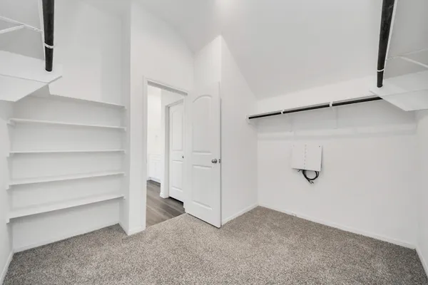 a view of an empty room