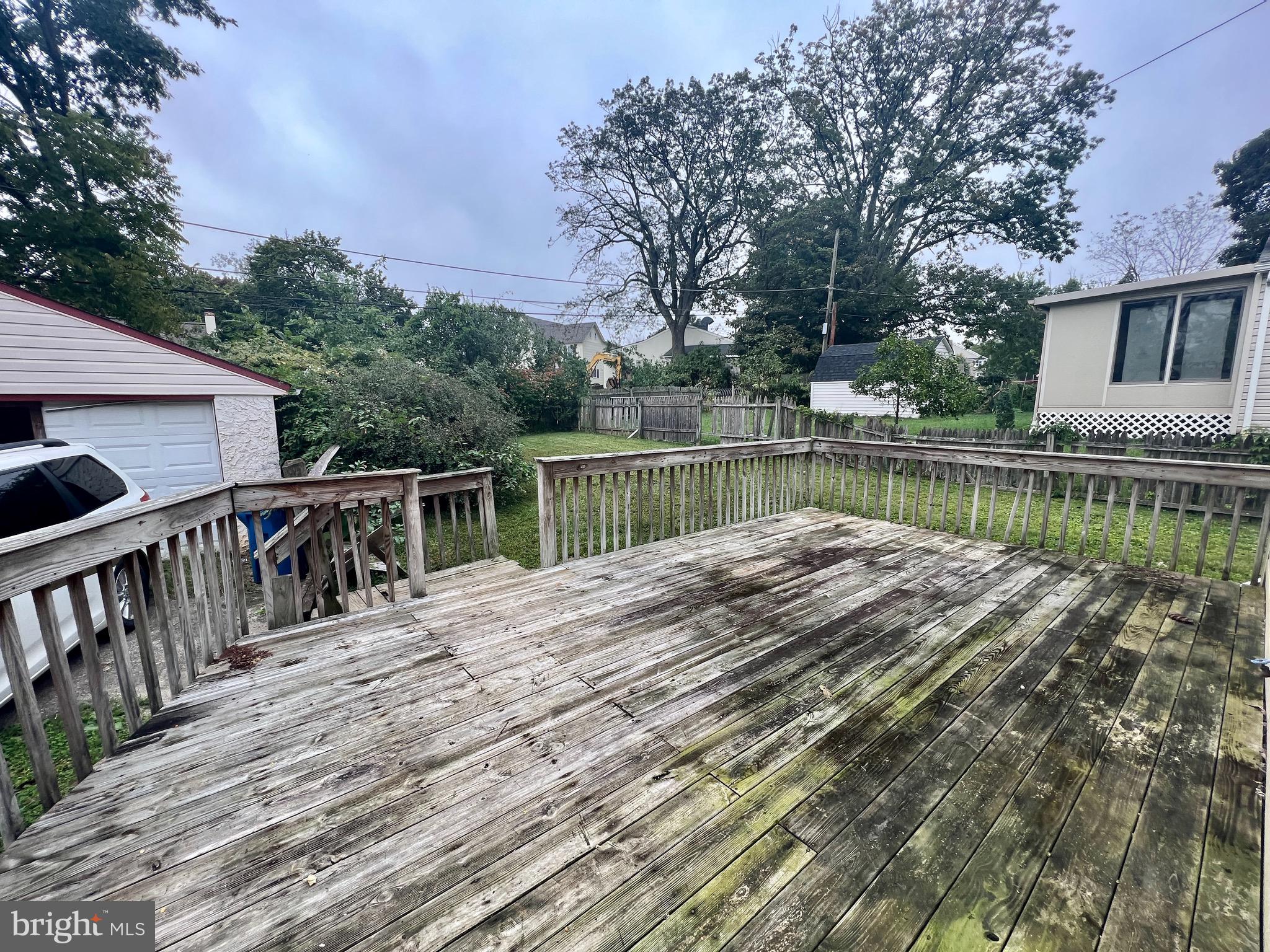 841 Maple Avenue Berwyn, PA 19312 - Photo 13 of 14 a view of a house with a wooden deck