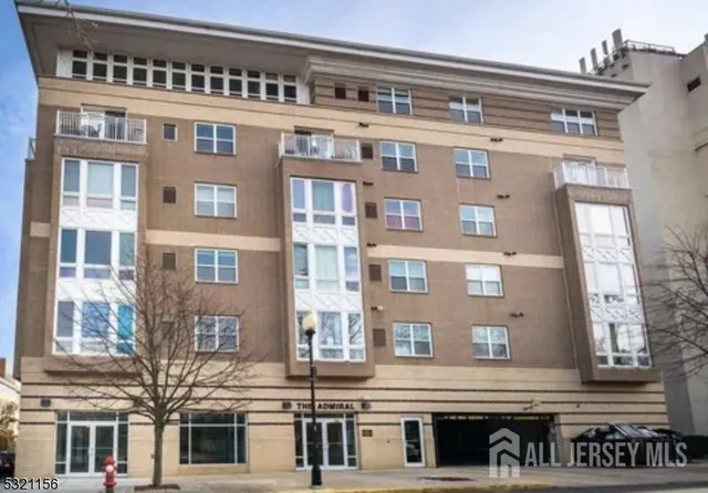 a front view of a building