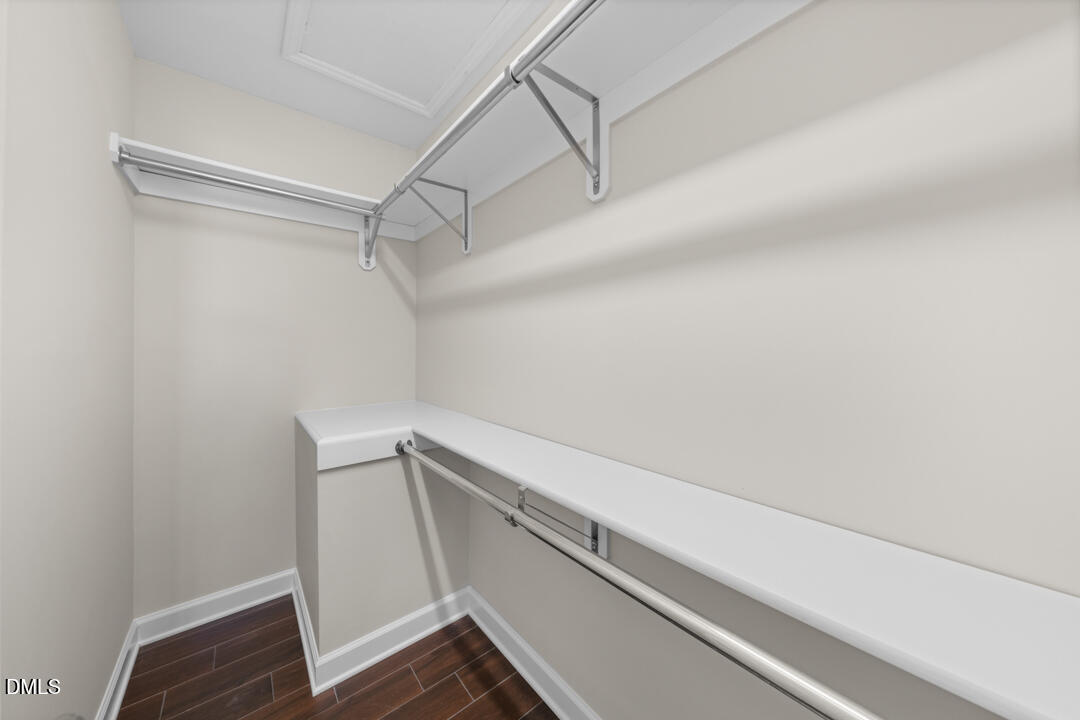 405 Latta Road Durham, NC 27712 - Photo 24 of 43 a view of a room with racks on the wall
