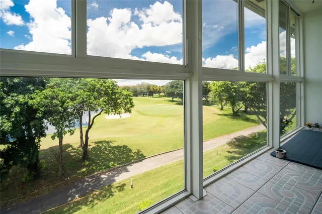 a view of a from a window