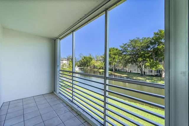 a view of a lake with houses