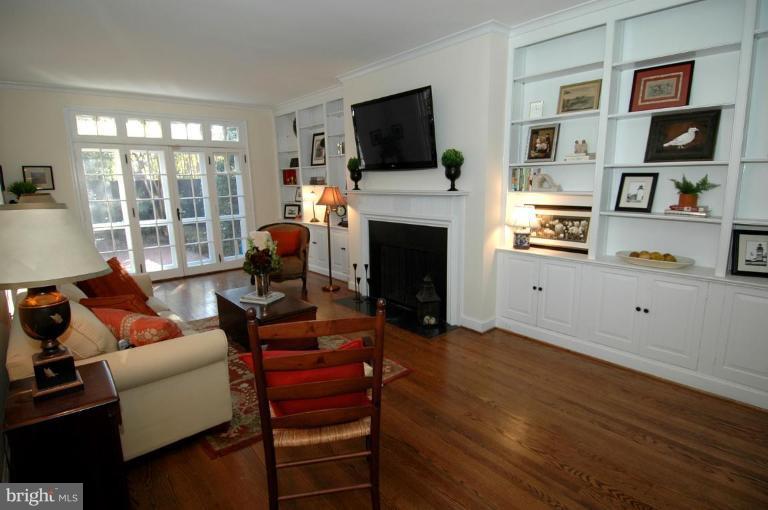 3318 R Street Northwest Washington, DC 20007 - Photo 4 of 26 a living room with furniture and a fireplace