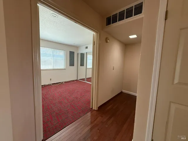 a view of empty room