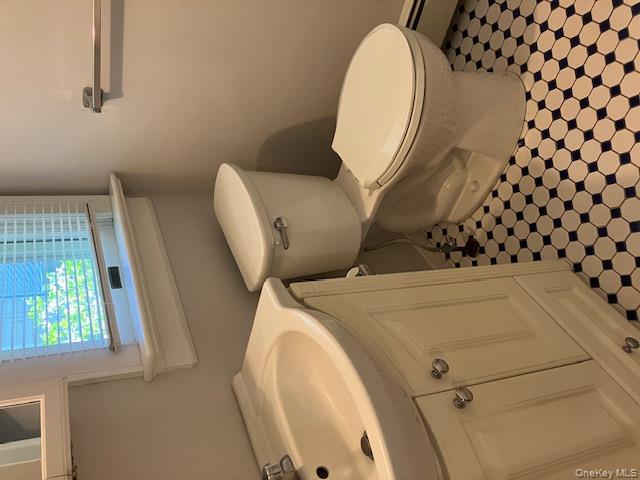 101 Maple Avenue Sea Cliff, NY 11579 - Photo 7 of 9 a white toilet sitting next to a bathroom sink