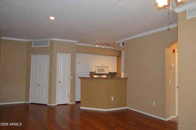 wooden floor in an empty room