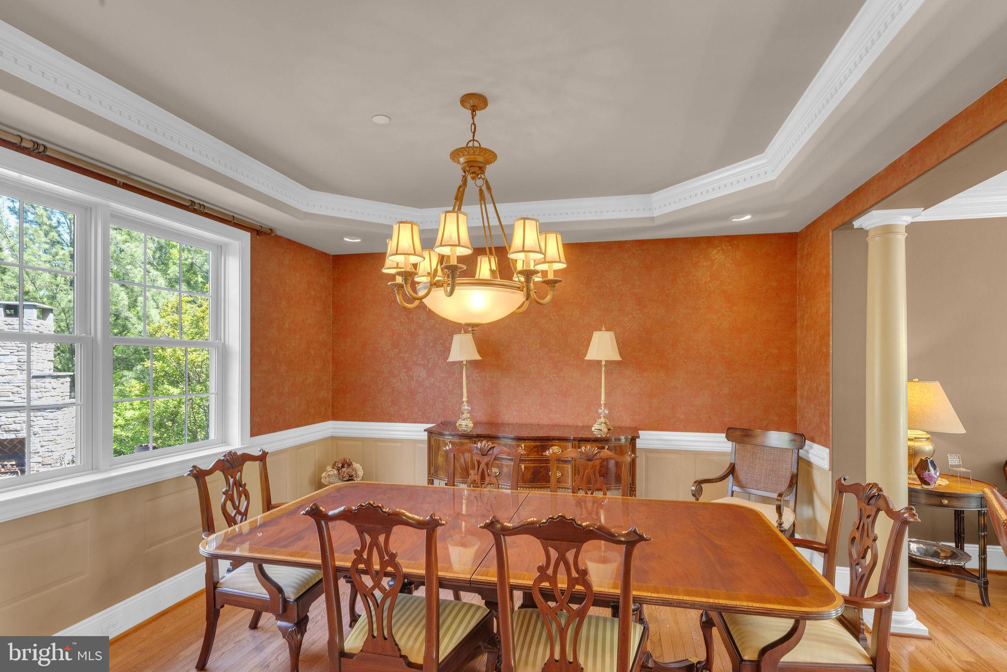 115 Muirfield Lane Chalfont, PA 18914 - Photo 16 of 59 a view of a dining room with furniture window and outside view