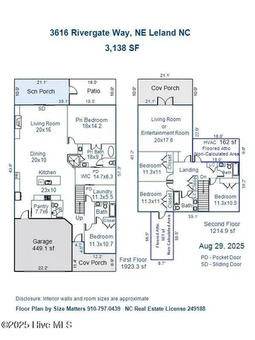 $929,000 | 3616 Rivergate Way Northeast, Leland, NC 28451