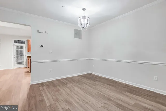 wooden floor in an empty room