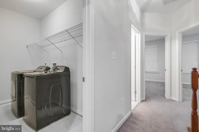 a view of a storage & utility room