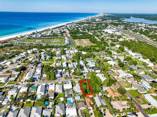 a view of city and ocean