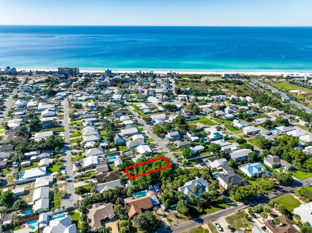 a view of city and ocean