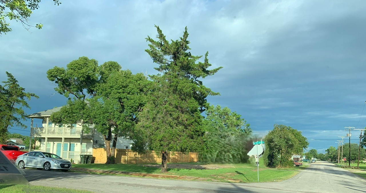 a view of a city street