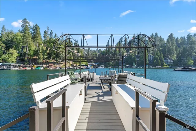a view of a balcony with chairs