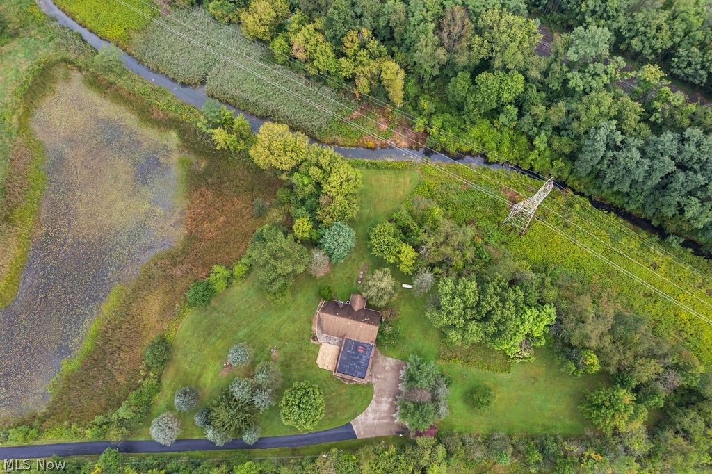 7734 Seasons Road Kent, OH 44240 - Photo 48 of 50 Aerial View of Property & Pond