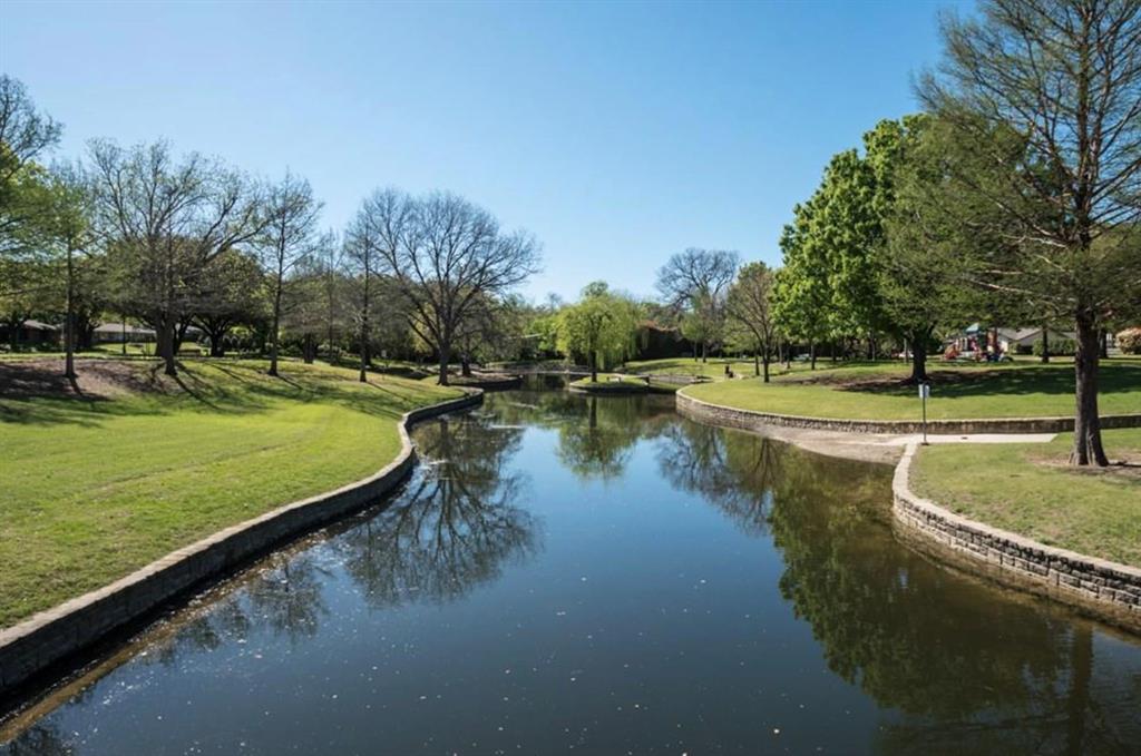 2888 Reedcroft Drive Farmers Branch, TX 75234 - Photo 28 of 32 View of property's community with a water view and a yard