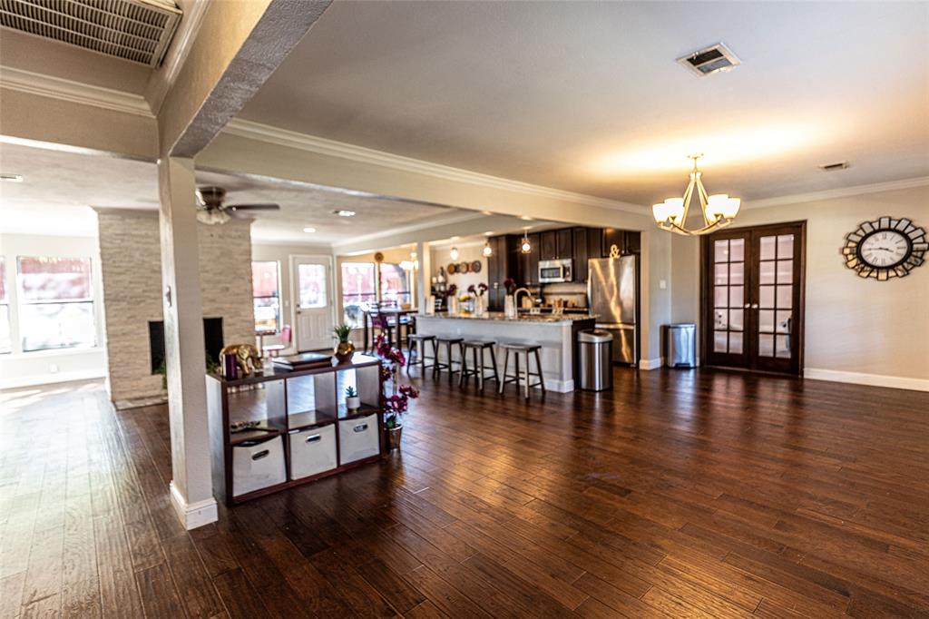 2888 Reedcroft Drive Farmers Branch, TX 75234 - Photo 2 of 32 a view of a living room and dining room
