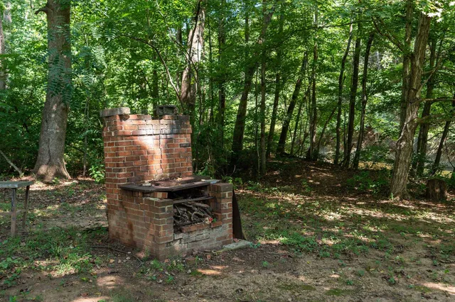 a view of a back yard of the house