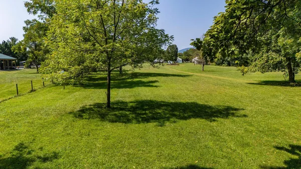 a garden view
