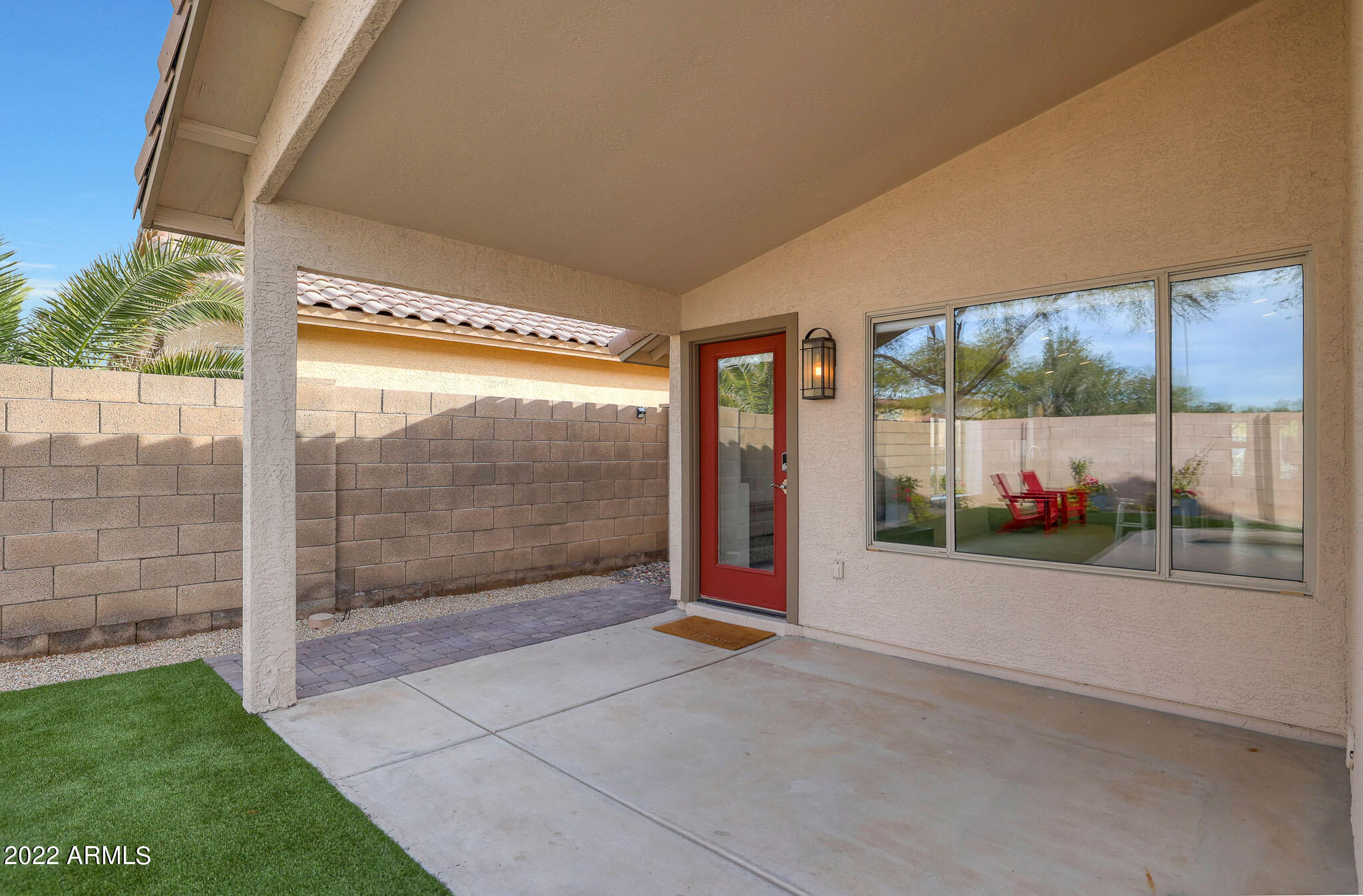 4316 East Rowel Road Phoenix, AZ 85050 - Photo 35 of 40 a view of backyard with porch