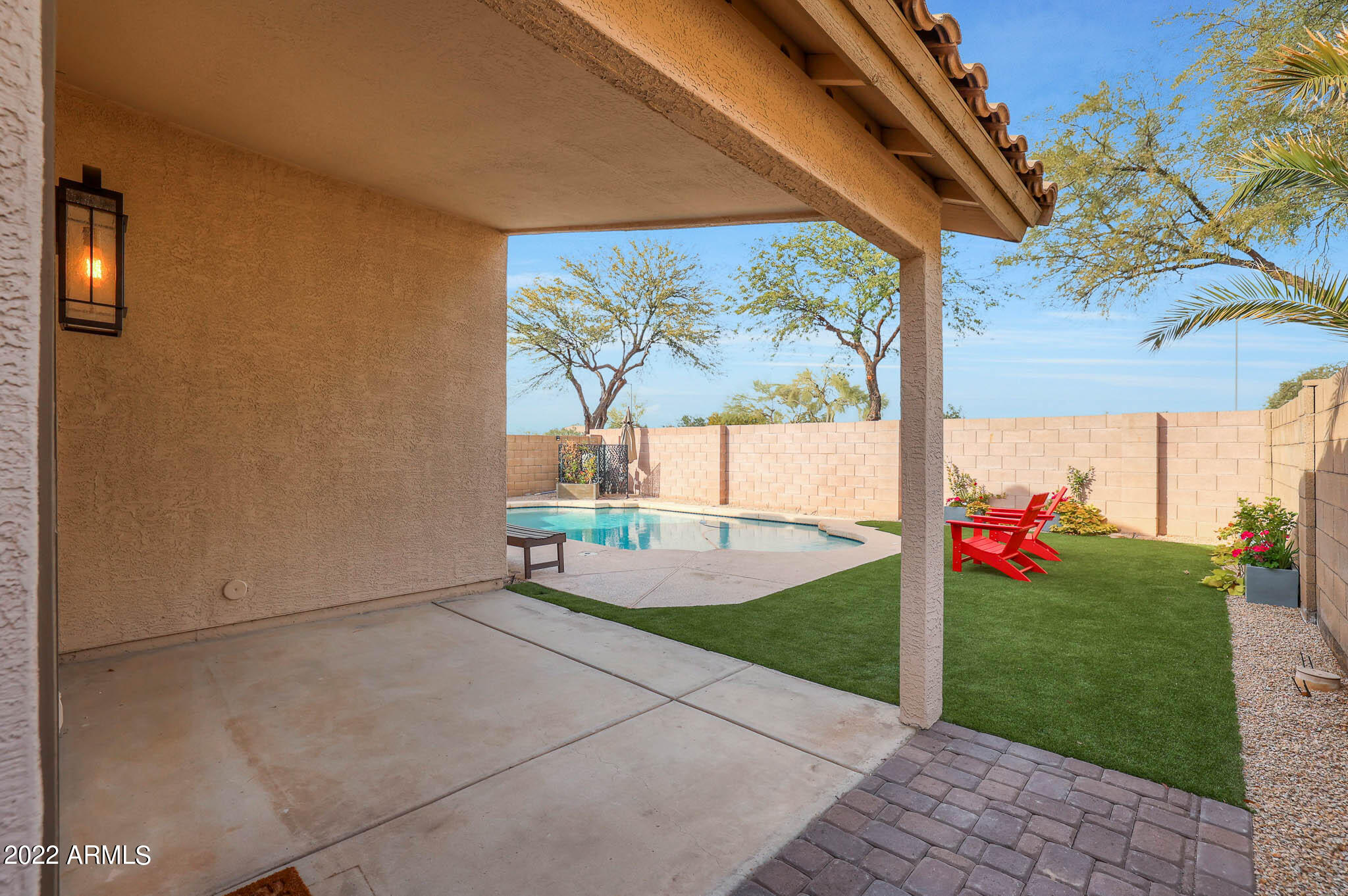 4316 East Rowel Road Phoenix, AZ 85050 - Photo 36 of 40 a view of a garden with an outdoor space