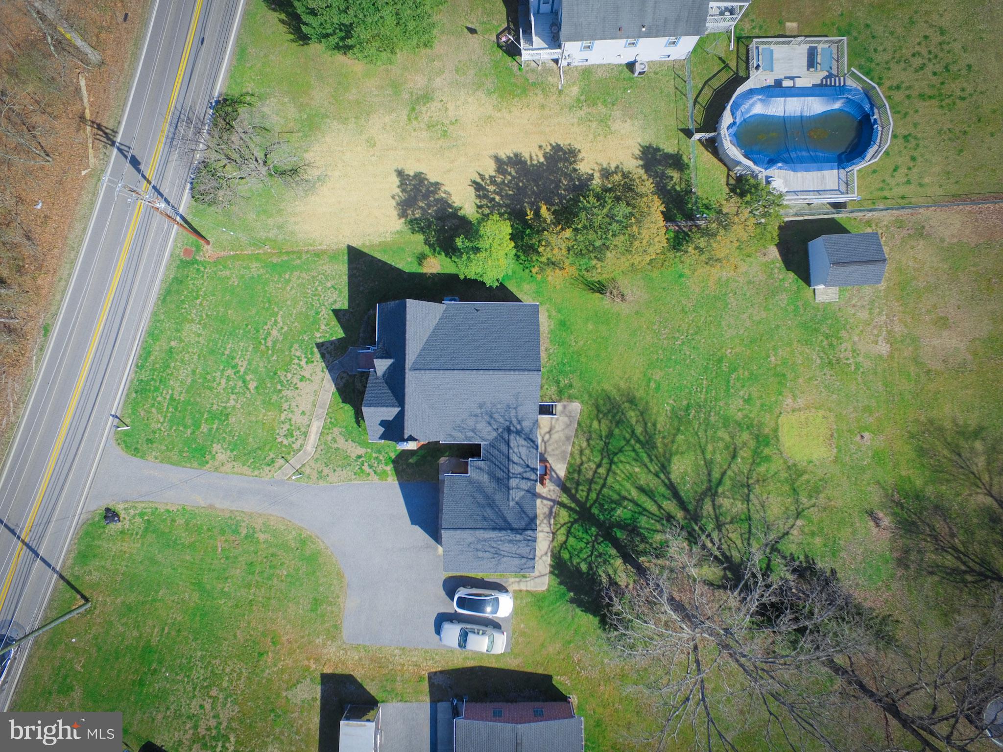 5805 Ebenezer Road White Marsh, MD 21162 - Photo 35 of 39 Aerial Overhead Lot View