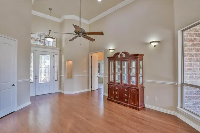 a view of livingroom with furniture wooden floor and window