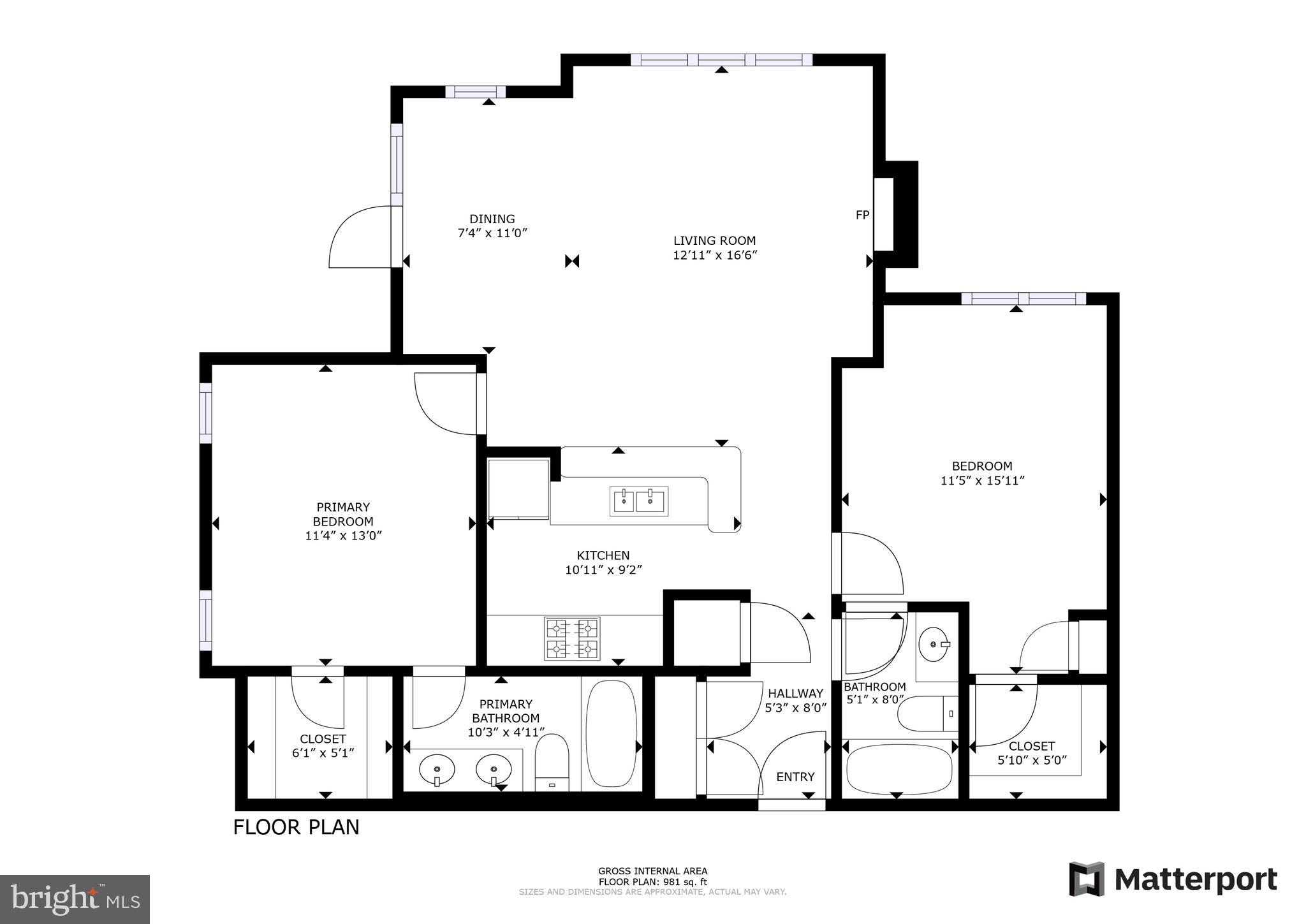 21019 Timber Ridge Terrace, Unit 301 Ashburn, VA 20147 - Photo 20 of 20 Floor Plan - Main Level