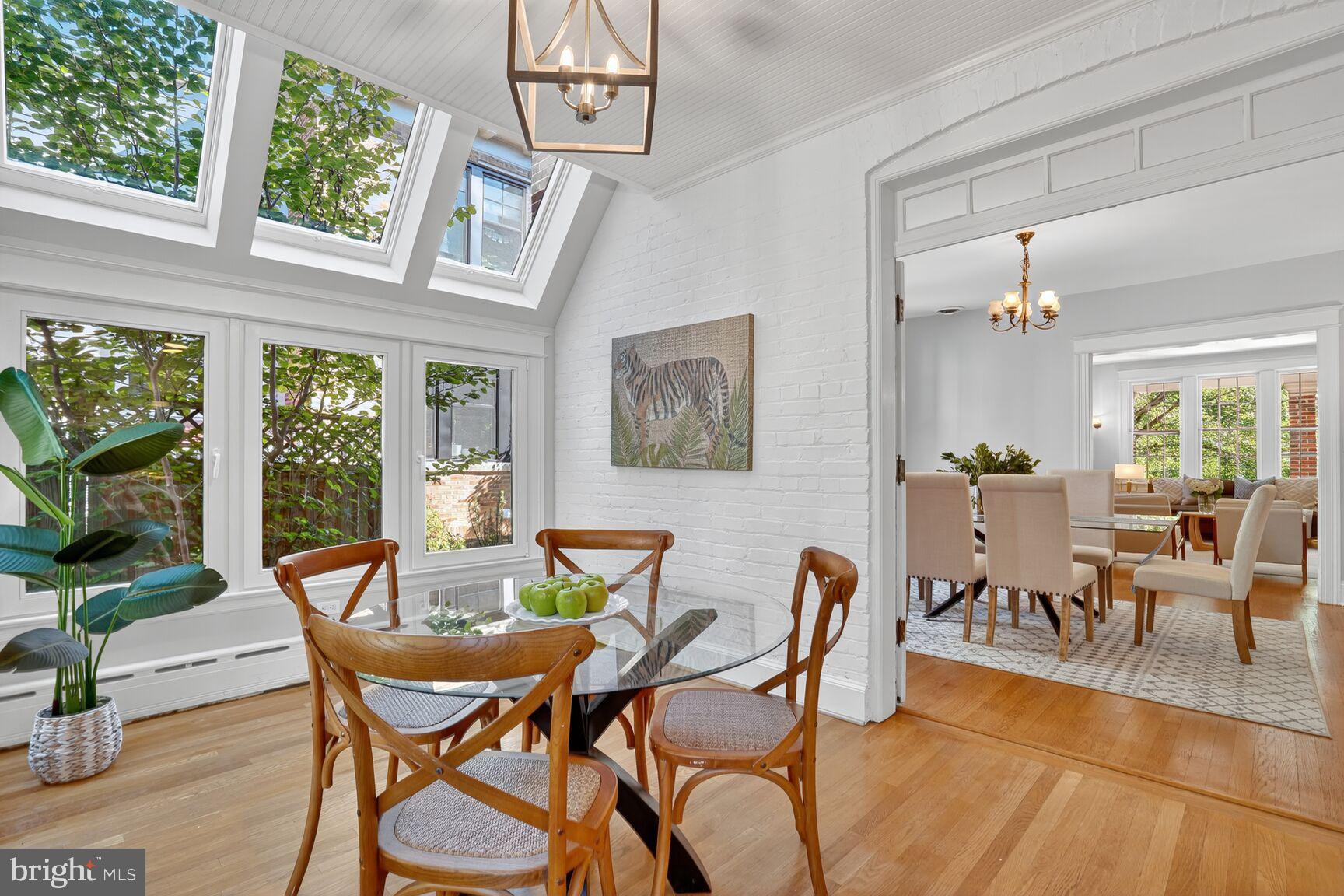 4302 37th Street Northwest Washington, DC 20008 - Photo 11 of 39 Bright dining area with natural light.
