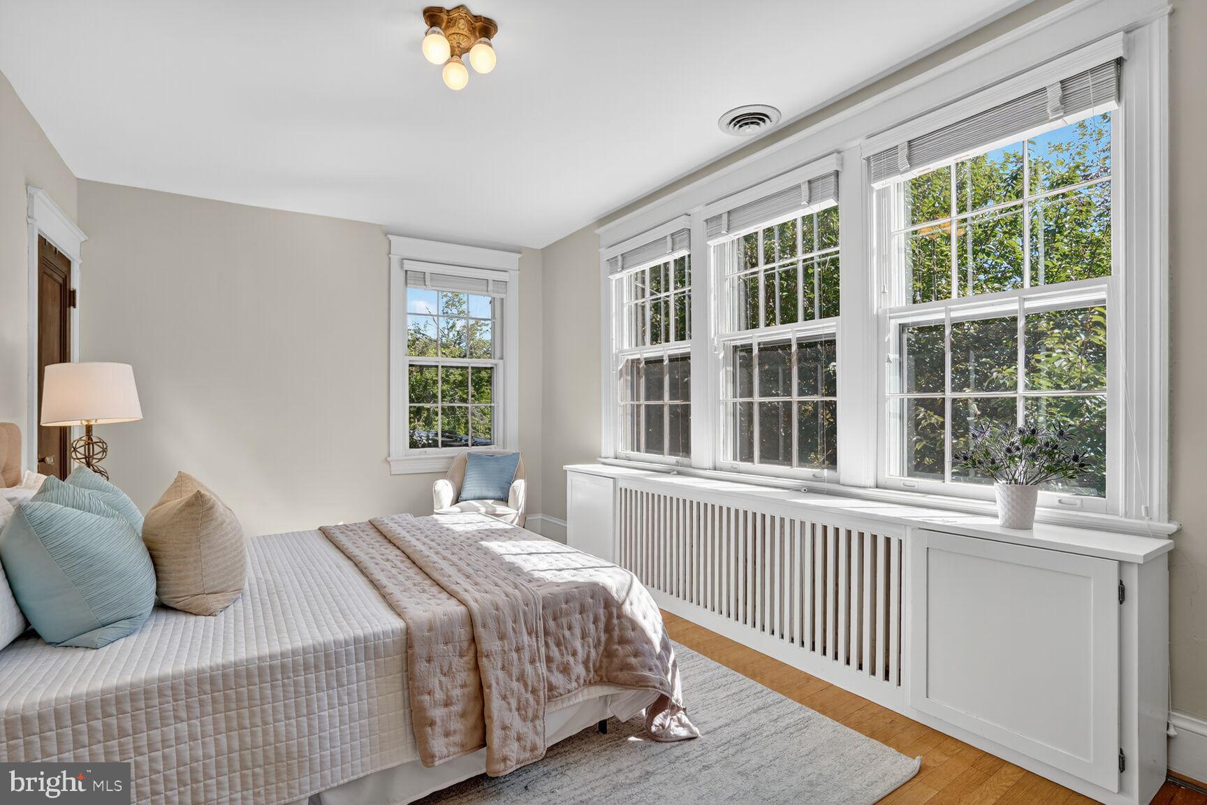 4302 37th Street Northwest Washington, DC 20008 - Photo 22 of 39 Bright and airy bedroom with sunny views.