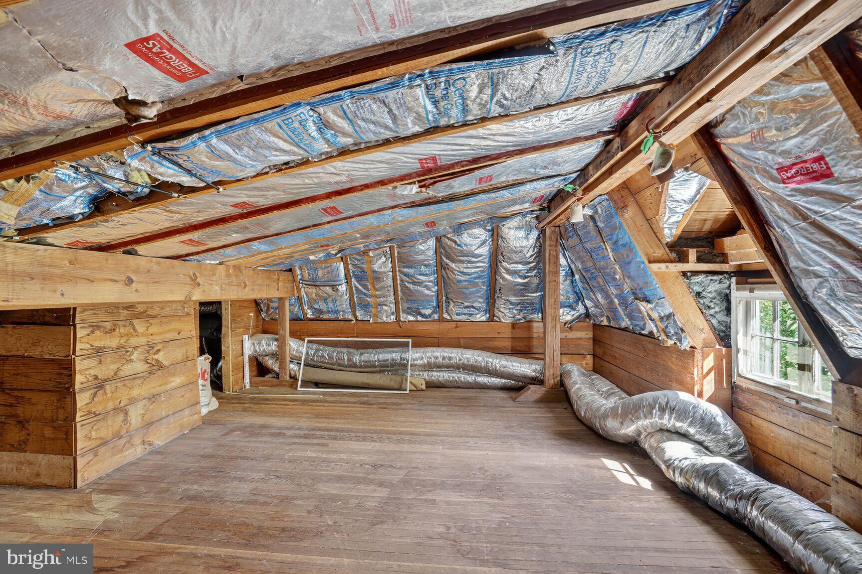 4302 37th Street Northwest Washington, DC 20008 - Photo 31 of 39 Spacious attic with rustic charm and potential.