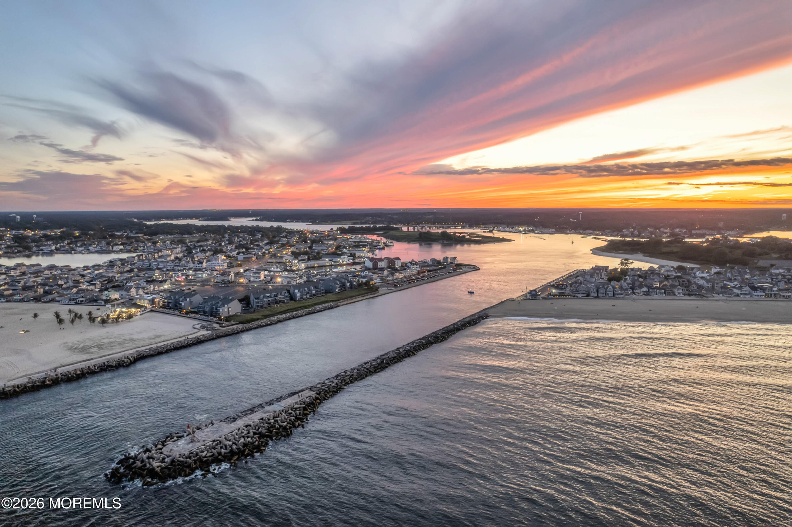 46 Harborhead Drive Point Pleasant Beach, NJ 08742 - Photo 2 of 101 Sunset over Inlet