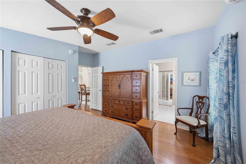 18 Emden Circle Punta Gorda, FL 33950 - Photo 29 of 61 a bedroom with furniture and a wooden floor